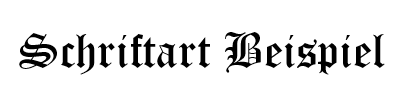 Schriftart 13