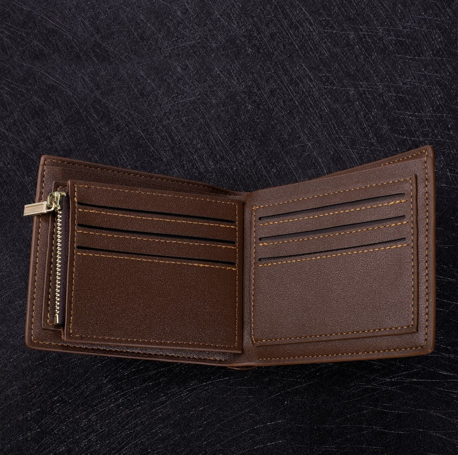 Personalisierte Brieftasche mit Text/Bild Gravur Geldbeutel Portemonnaie Geldbörse