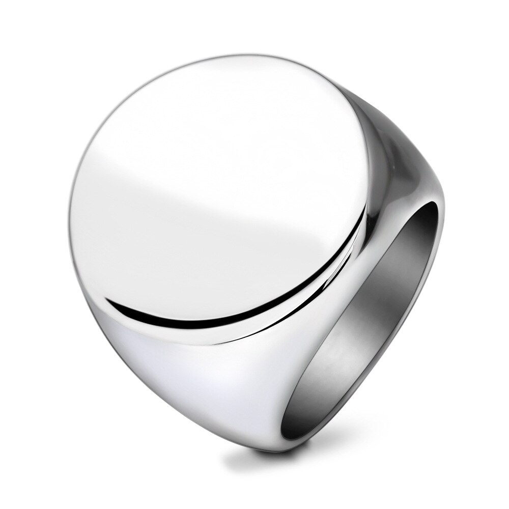 Runder Ring | Klasse-Gravur Personalisierter Ring mit Fotogravur