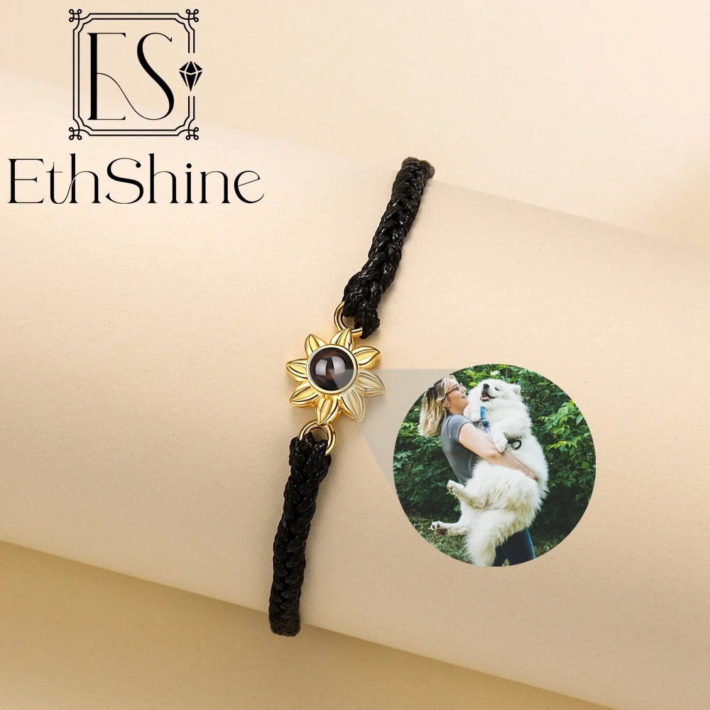 Projektions-Armband mit eigenem Foto – personalisiertes Stoffarmband