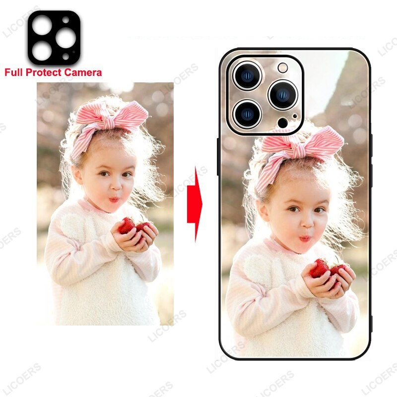 iPhone 14 Pro Schutzhülle mit eigenem Bild Foto Personalisierte Hülle - Silikon