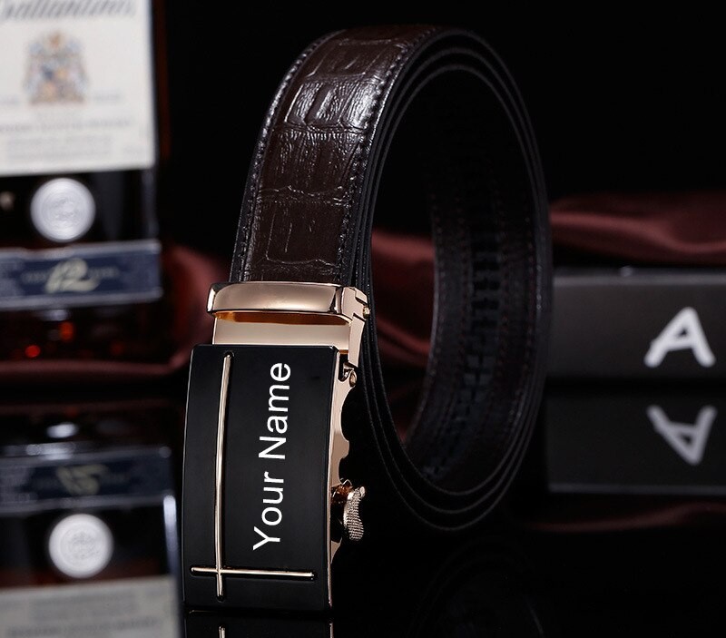 Lederg-rtel-f-r-Herren-mit-Textgravur-Personalisierter-G-rtel