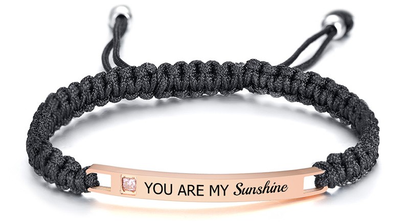 Damenarmband mit eigenem Namen Personalisiert mit Gravur