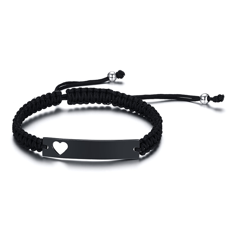 Buntes Armband mit eigenem Namen Wunschtext Gravur Personalisiert | Verstellbar