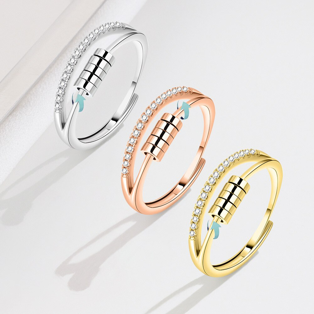 Verstellbarer Ring mit Gravur Namensgravur | Klasse-Gravur Personalisierter Ring