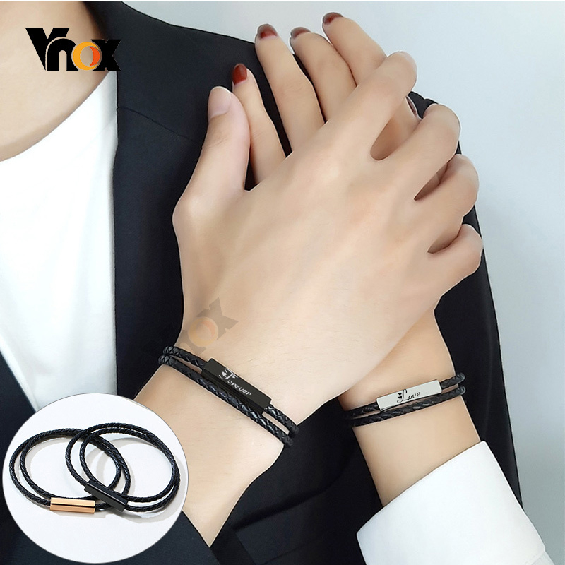 Personalisiertes Armband mit eigenem Namen Wunschtext für Damen
