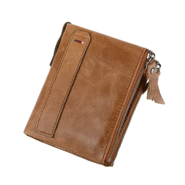 Personalisierte Echtleder Brieftasche Text Gravur Geldbörse Geldbeutel Portemonnaie Leder