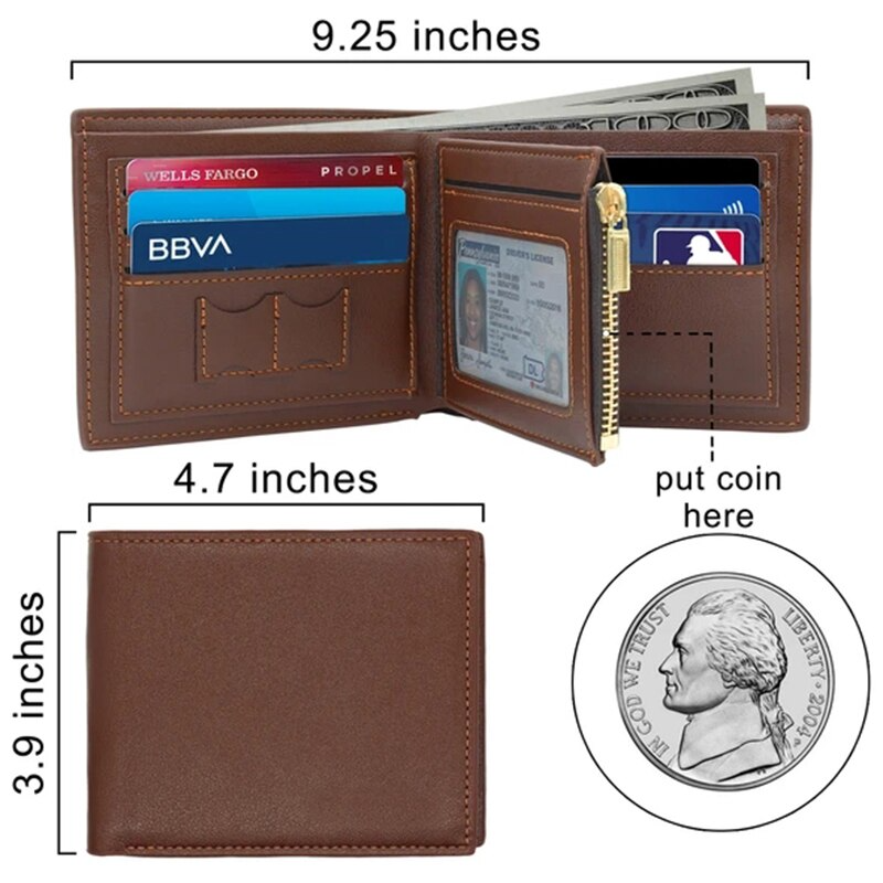 Personalisierte Brieftasche mit Text/Bild Gravur Geldbeutel Portemonnaie Geldbörse