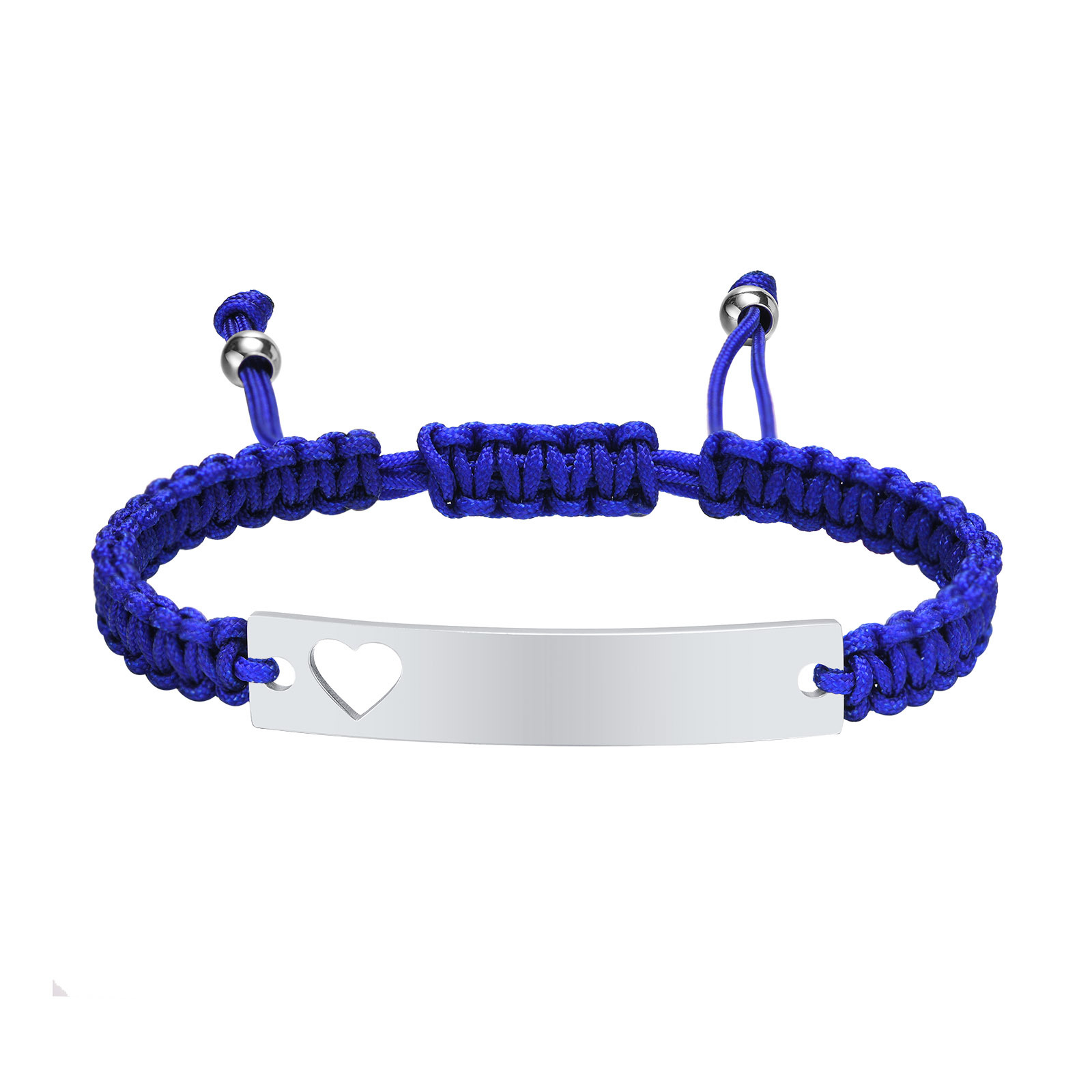 Buntes Armband mit eigenem Namen Wunschtext Gravur Personalisiert | Verstellbar