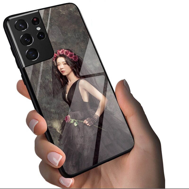 Samsung Galaxy A73 | Schutzhülle mit eigenem Bild Foto Personalisierte Hülle - Gehärtetes Glas