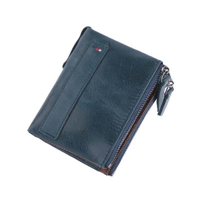 Personalisierte Echtleder Brieftasche Text Gravur Geldbörse Geldbeutel Portemonnaie Leder