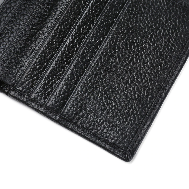 Personalisierte Leder Brieftasche Karten Etui Text Gravur Geldbörse Geldbeutel Portemonnaie