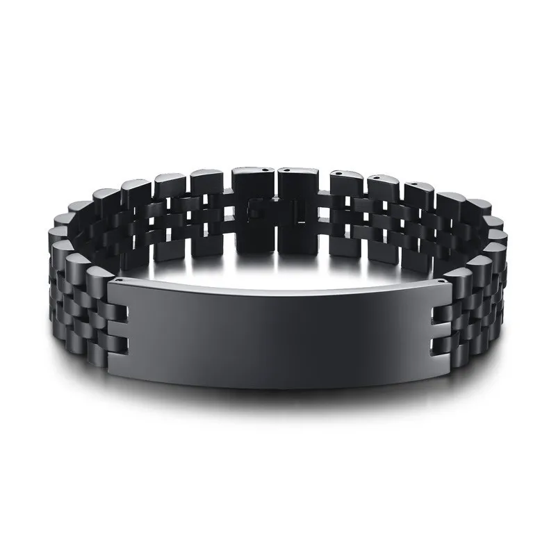 Edelstahl-Armband personalisiert – Mit eigenem Namen oder Wunschtext graviert