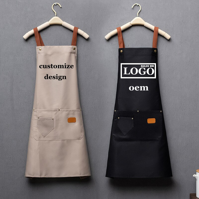 Kochschürze mit Fotodruck eigenes Logo Schürze Personalisiert