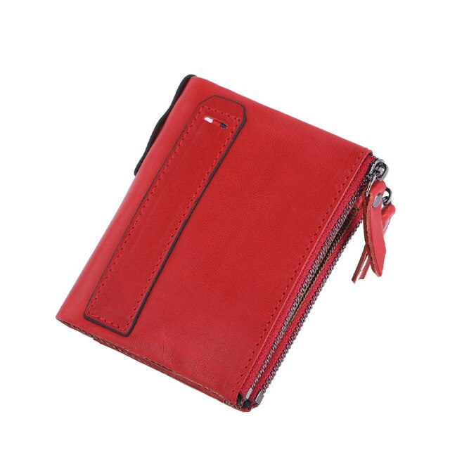 Personalisierte Echtleder Brieftasche Text Gravur Geldbörse Geldbeutel Portemonnaie Leder
