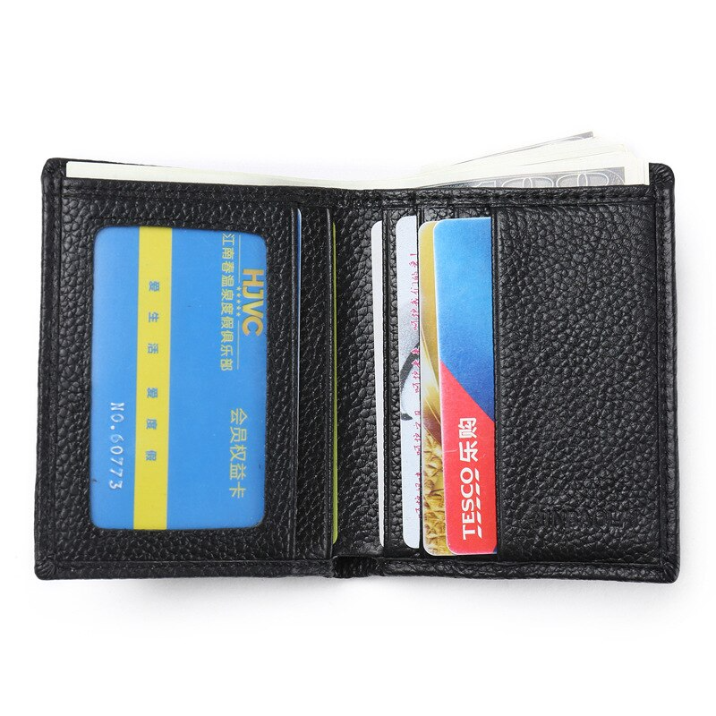 Personalisierte Leder Brieftasche Karten Etui Text Gravur Geldbörse Geldbeutel Portemonnaie