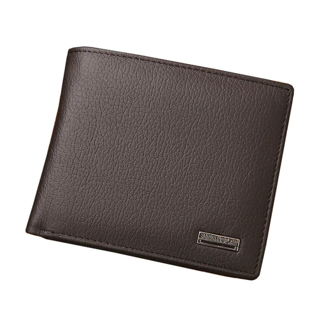 Herren Leder Brieftasche Portemonnaie Geldbeutel Geldbörse aus Echtem Leder mit Gravur/Textgravur