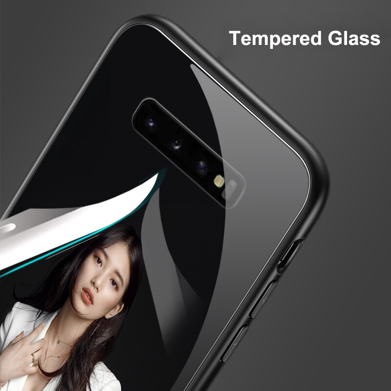 Samsung Galaxy A73 | Schutzhülle mit eigenem Bild Foto Personalisierte Hülle - Gehärtetes Glas