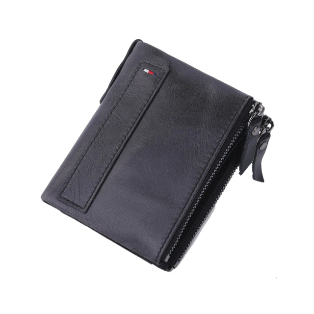 Personalisierte Echtleder Brieftasche Text Gravur Geldbörse Geldbeutel Portemonnaie Leder