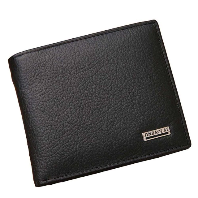 Herren Leder Brieftasche Portemonnaie Geldbeutel Geldbörse aus Echtem Leder mit Gravur/Textgravur
