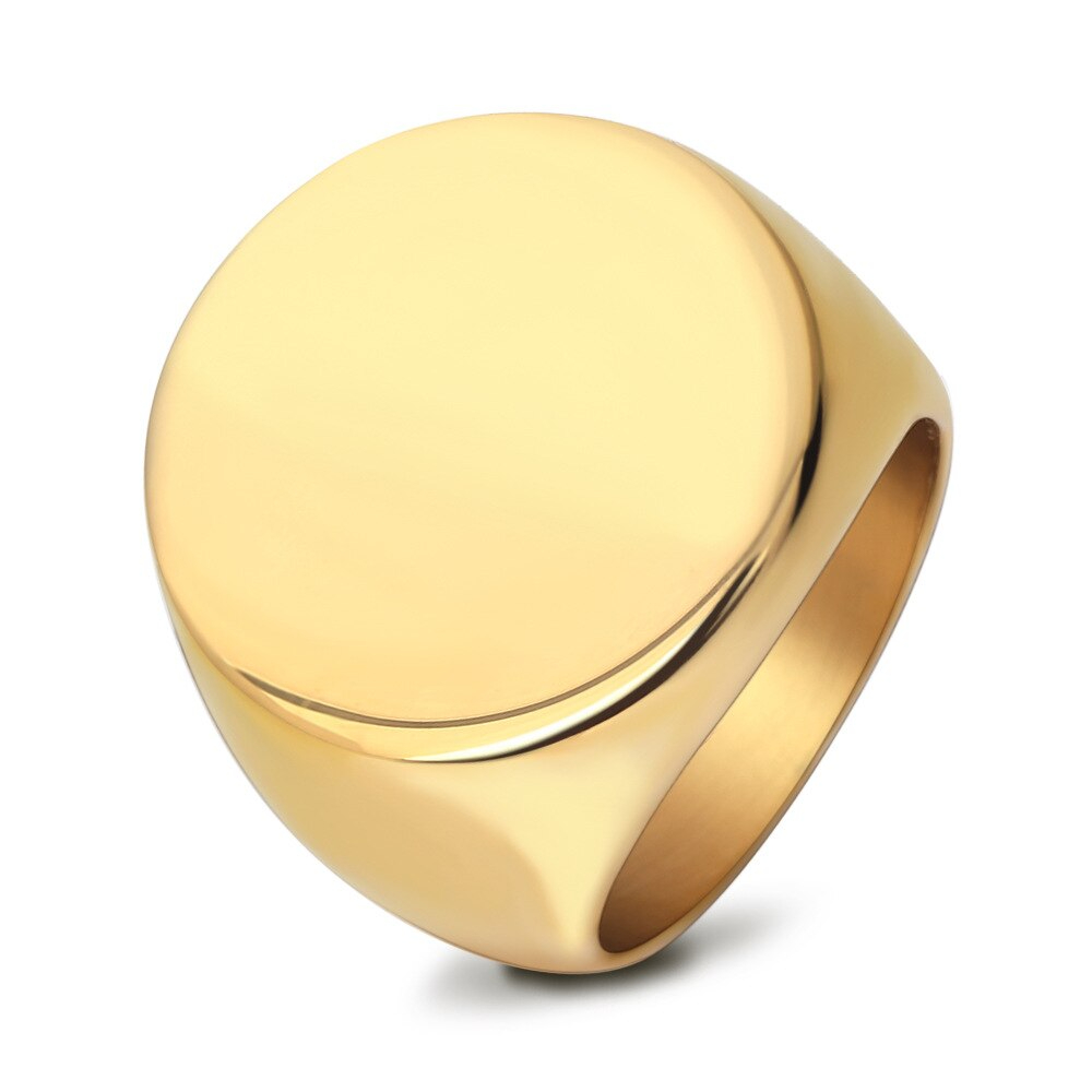 Runder Ring | Klasse-Gravur Personalisierter Ring mit Fotogravur